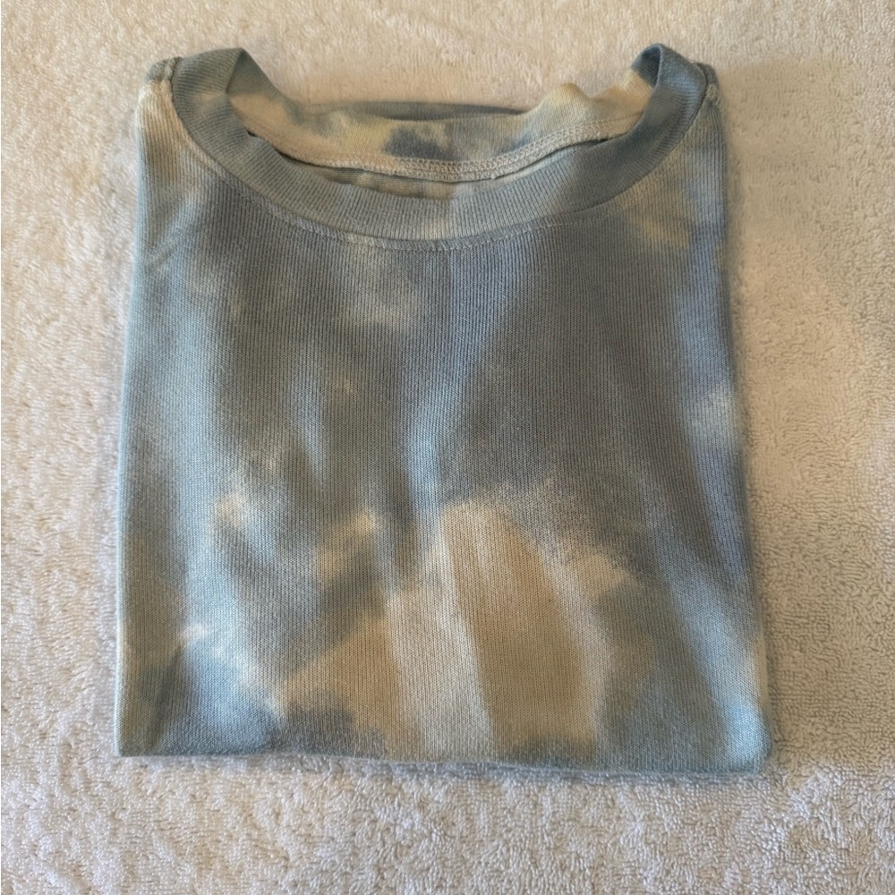 Abercrombie Kids Blue Tie-Dye Long Sleeve Tee
